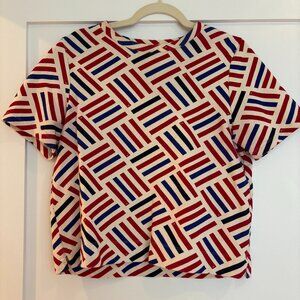 Red White and Blue Petit Bateau Sailing Tee